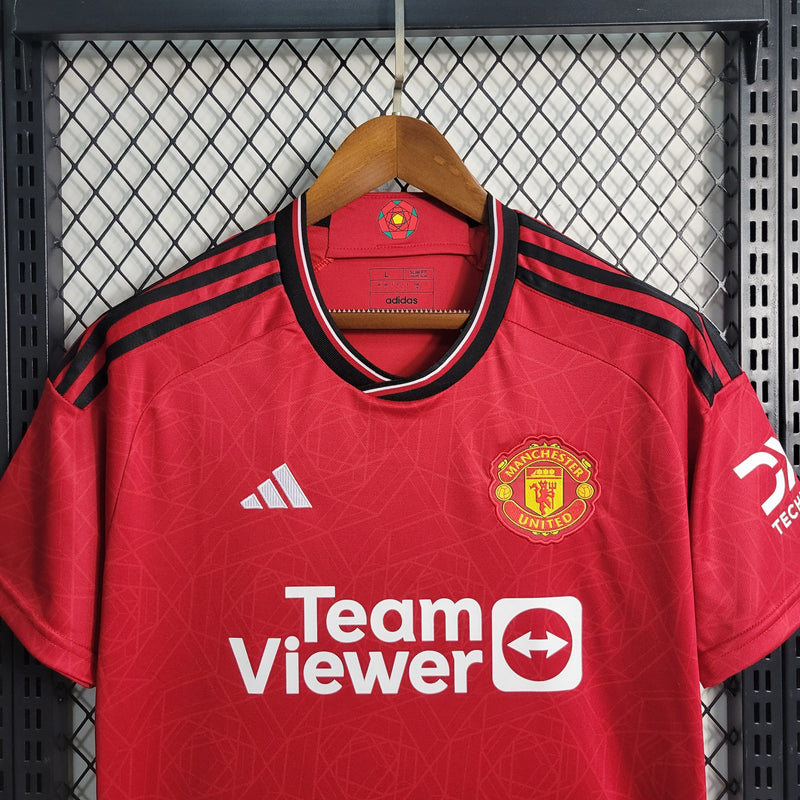 Camisa Manchester United Home 23/24 - Adidas Torcedor Masculina - Lançamento