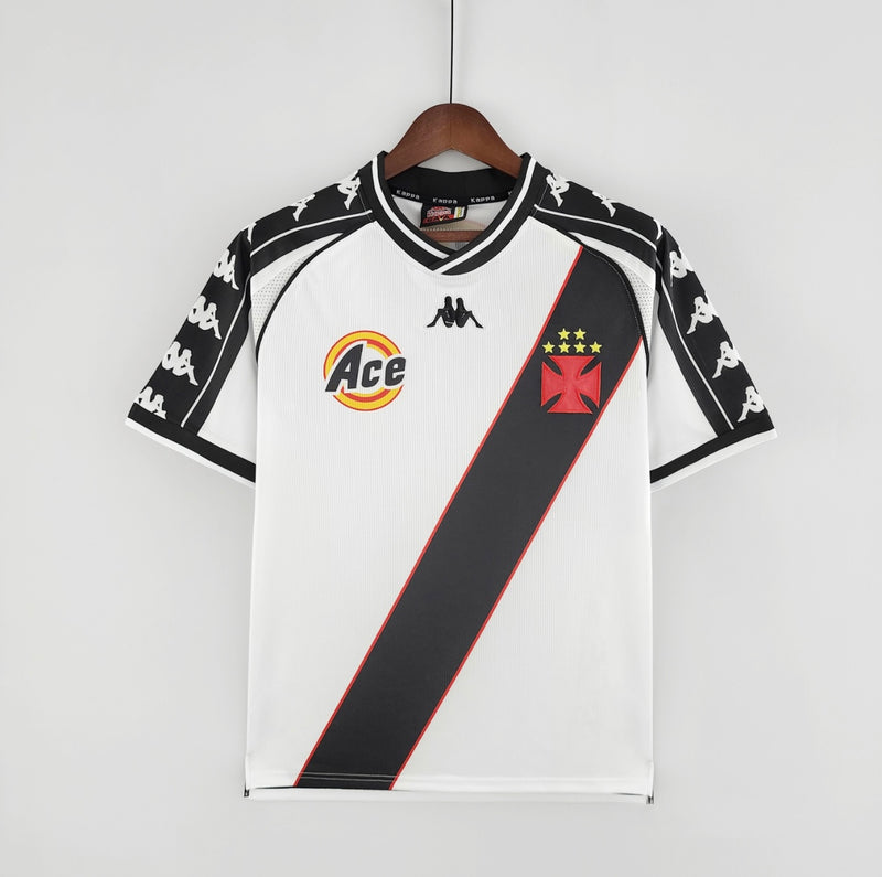 Camisa Vasco Away 2000 - Kappa Masculino - Versão Retrô