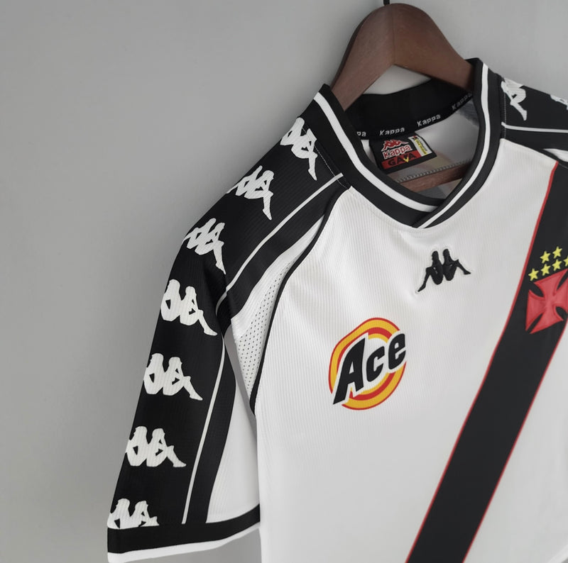 Camisa Vasco Away 2000 - Kappa Masculino - Versão Retrô