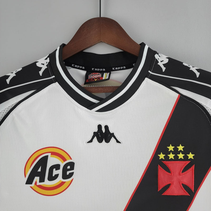 Camisa Vasco Away 2000 - Kappa Masculino - Versão Retrô