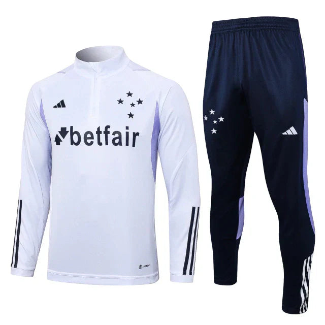 Conjunto de Treino Cruzeiro 2023 Branco