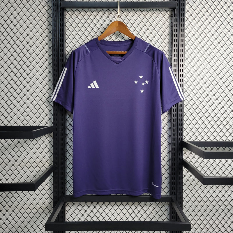 Camisa Cruzeiro Treino 23/24 - Adidas Torcedor Masculina - Roxa